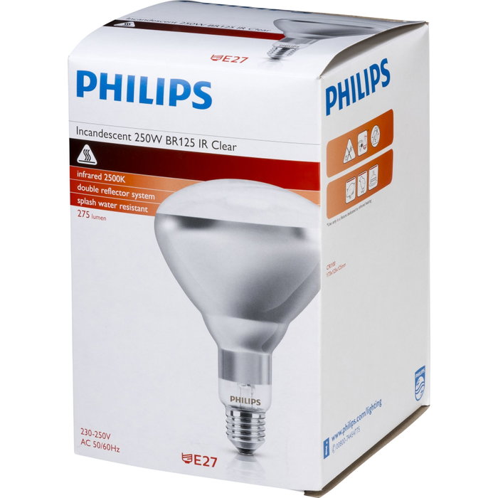 Philips BR125 IR 250W E27 Philips BR125 IR 250W E27