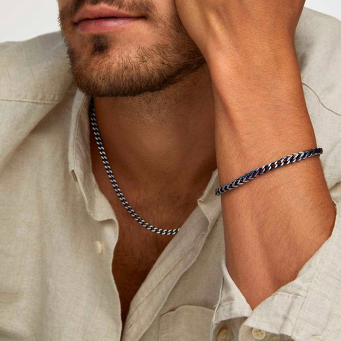 Collier Homme One Jewels OAMN3202SA Argenté