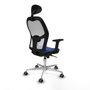 Piqueras y Crespo Chaise de Bureau Jorquera 2D086G1 Bleu Marine