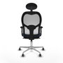 Piqueras y Crespo Chaise de Bureau Jorquera 2D086G1 Bleu Marine