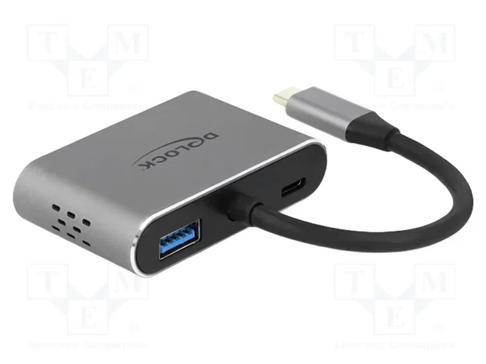 DELOCK Hub USB 3.2 Gen 1, 4 ports, gris DELOCK Hub USB 3.2 Gen 1, 4 ports, gris