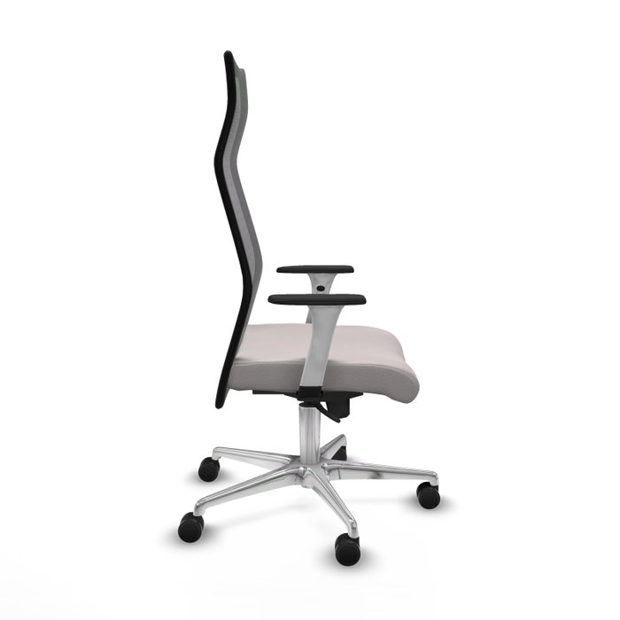 Piqueras y Crespo Chaise de Bureau Albacete Blanc et Noir Piqueras y Crespo Chaise de Bureau Albacete Blanc et Noir