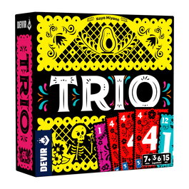 Devir - Trio Bgtrisp - Jeu de cartes familial espagnol pour trouver les trios - À partir de 7 ans