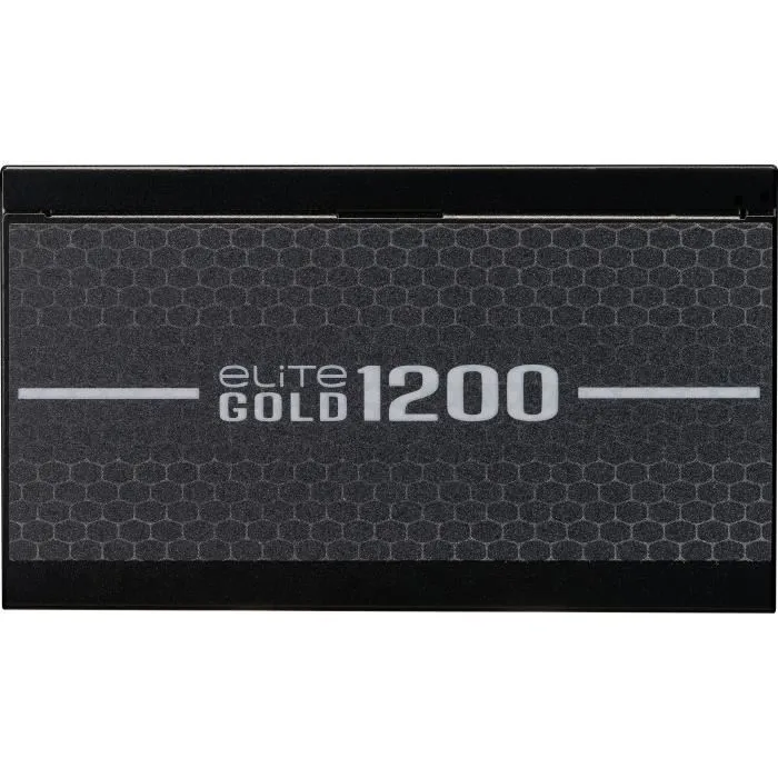 Cooler Master ELITE Gold 1200W - Alimentation PC ATX 3.1 / PCIe 5.1 - 80 Plus Gold Full Modulaire - Ventilateur Silencieux - Garantie 10 Ans