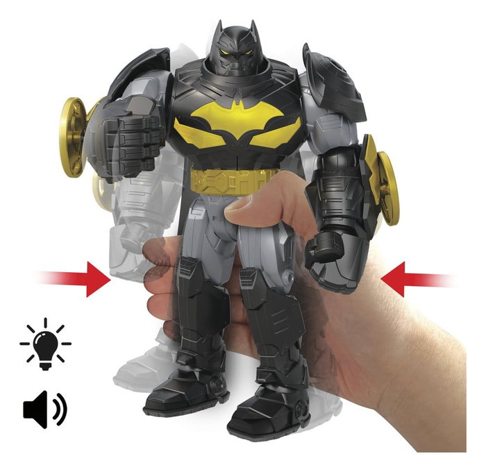 Mattel DC Premier Batman Mecha Suit Figurine Sonore et Lumineuse 18 cm Mattel DC Premier Batman Mecha Suit Figurine Sonore et Lumineuse 18 cm