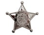 My Other Me - Étoile de sheriff en PVC - 8 cm - Accessoire de déguisement - Multicolore