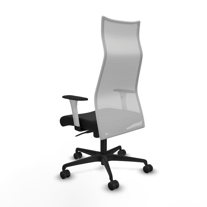 Piqueras y Crespo Chaise de Bureau Albacete Noir et Blanc