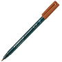 Marqueur permanent Staedtler Lumocolor Marron (10 Unités)