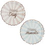 Party Time Set de 6 assiettes en papier de 23 cm, modèles assortis