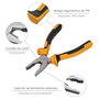WOLFPACK LINEA PROFESIONAL Pinces universelles 175mm