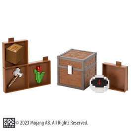 Noble Collection Minecraft Coffre à butin Forest 10 cm