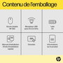 HP Souris sans fil ambidextre HP 250 avec double connectivité Bluetooth et USB, 50% plastique recyclé