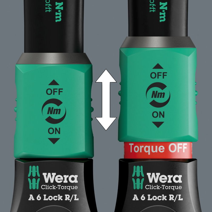 Wera Click-Torque Lock A6 R/L 2,5-25 Nm