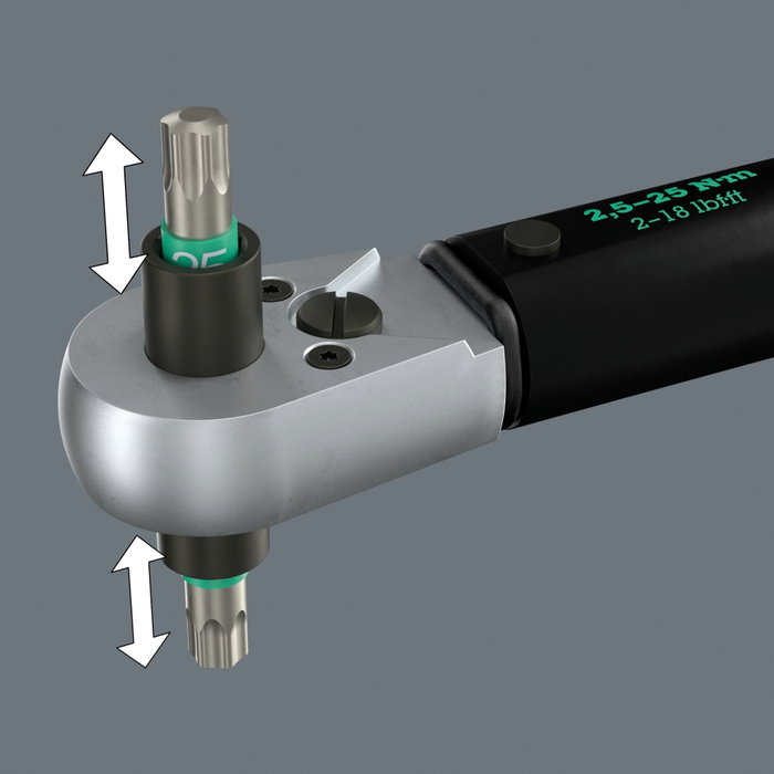 Wera Click-Torque Lock A6 R/L 2,5-25 Nm