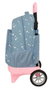 Safta Sac à dos Grand à Roulettes Compact Évolutif Extension Snoopy 33 x 45 x 22 cm - Recommandé à partir de 3 ans