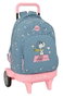 Safta Sac à dos Grand à Roulettes Compact Évolutif Extension Snoopy 33 x 45 x 22 cm - Recommandé à partir de 3 ans
