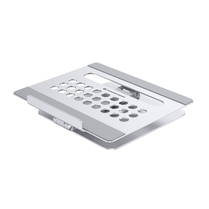Conceptronic DONN27G Station d'accueil 7-en-1 et support pour ordinateur portable argent