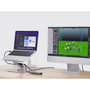 Conceptronic DONN27G Station d'accueil 7-en-1 et support pour ordinateur portable argent