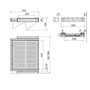 Emuca Kit de range-chaussures extractible pour armoires Quartz, réglable, module 600mm, Acier, aluminium et plastique, Titane