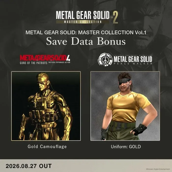 Just For Games Metal Gear Solid Master Collection Vol. 2 - Day One Edition - Nintendo Switch