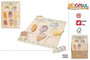 Color Baby Puzzle en Bois Glaces 9 Pièces - Modèles Assortis - Jeu Educatif Dès 18 Mois
