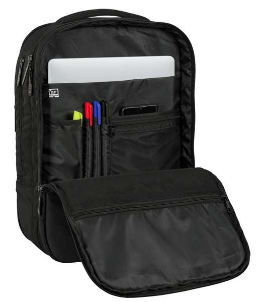 Safta Business Sac à dos week-end portable 15,6 pouces Noir 30x44x16 cm
