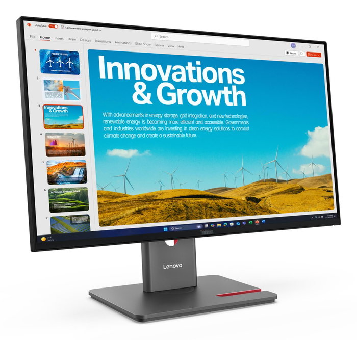 Lenovo ThinkVision P24QD-40 60,5 cm (23,8 pouces) Noir 64B1GAT1EU