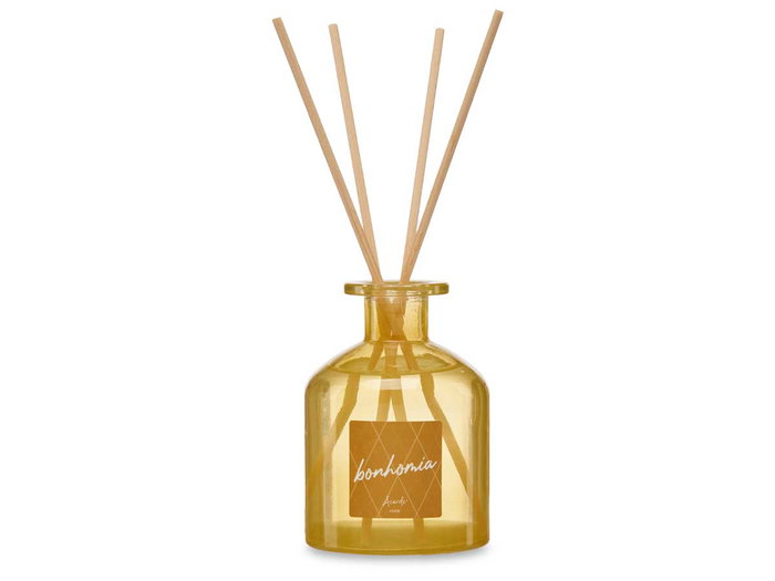 Acorde Mikado 250 ml Varilla Ambar Diffuseur Verre Jaune 8x12x8 cm (Set de 6)