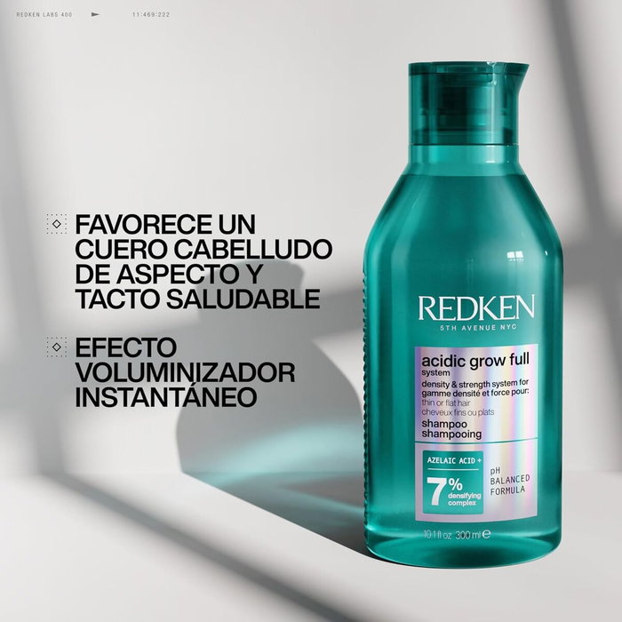 Redken ACIDIC GROW FULL SYSTEM Shampooing Densité et Force 300 ml