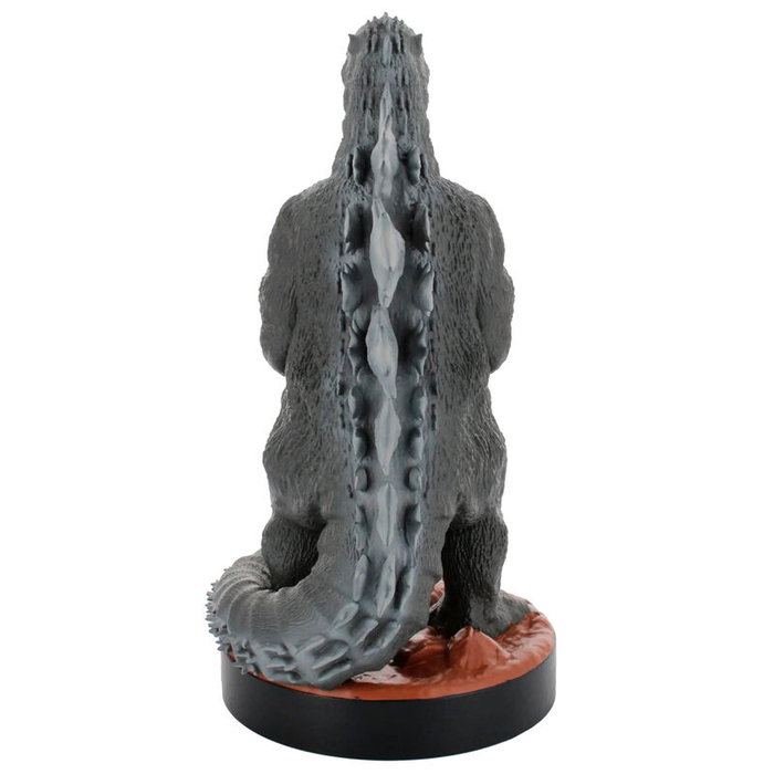 EXQUISITE GAMING Support de câble figurine Godzilla King of the Monsters 21 cm - Compatible avec PS5, Xbox Series, iPhone et smartphones