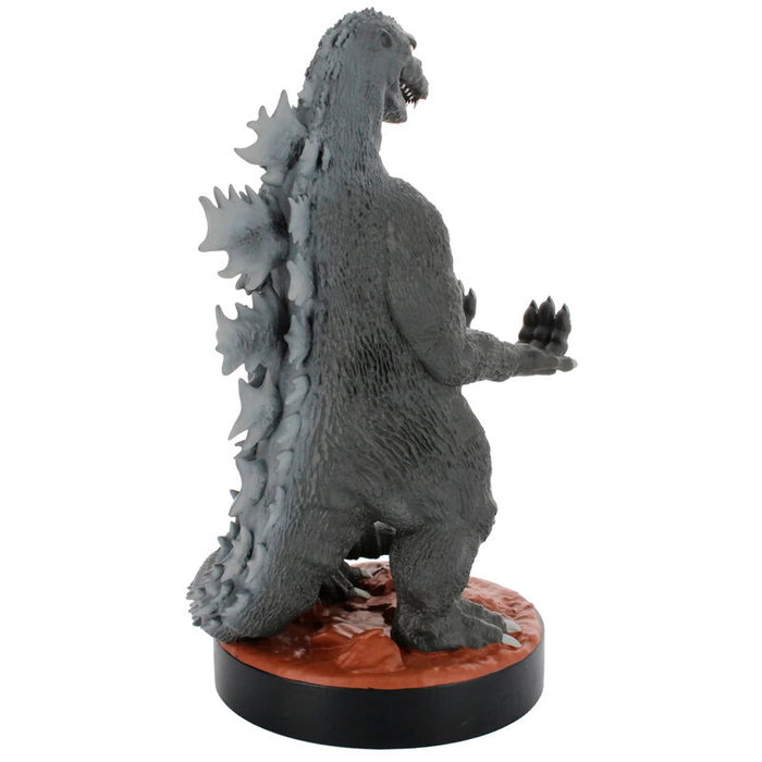 EXQUISITE GAMING Support de câble figurine Godzilla King of the Monsters 21 cm - Compatible avec PS5, Xbox Series, iPhone et smartphones