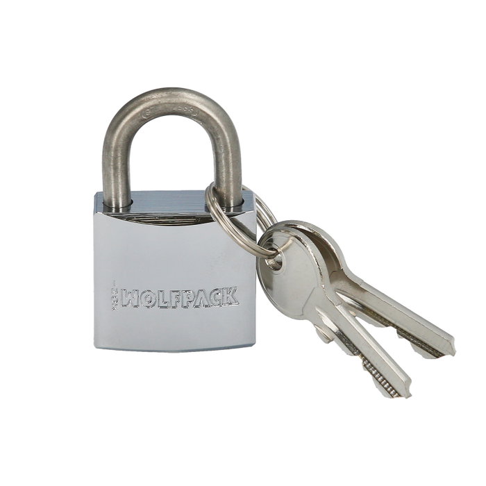 WOLFPACK LINEA PROFESIONAL Cadenas Inoxidable Arco Normal 30mm WOLFPACK LINEA PROFESIONAL Cadenas Inoxidable Arco Normal 30mm