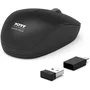 PORT Designs 900540 - Souris sans fil Collection II 2.4 GHz, Design ultra-compact et silencieux, Graphite Noir