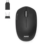 PORT Designs 900540 - Souris sans fil Collection II 2.4 GHz, Design ultra-compact et silencieux, Graphite Noir