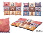 Mascow Lit pour animal rectangle 58x80 cm - Assortiment de motifs - Base antidérapante (Set de 6)