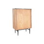DKD Home Decor Buffet en Acacia et Marbre Marron Noir Naturel