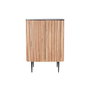 DKD Home Decor Buffet en Acacia et Marbre Marron Noir Naturel