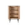 DKD Home Decor Buffet en Acacia et Marbre Marron Noir Naturel