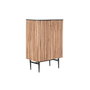 DKD Home Decor Buffet en Acacia et Marbre Marron Noir Naturel