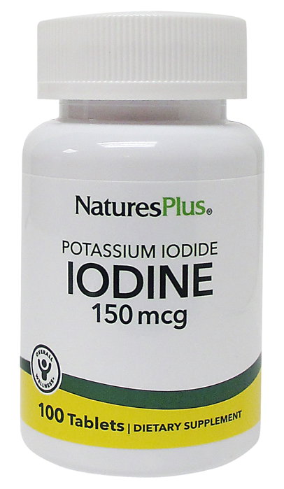 NATURES PLUS IODINE yoduro potasico 100 comp.