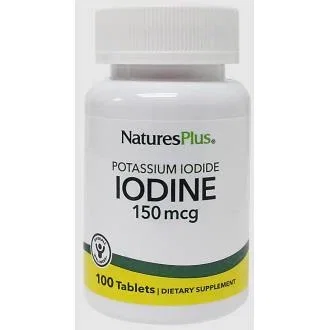Natures Plus Iodine Yoduro Potasico 100 comprimés Complément Alimentaire Iode Yodure de Potassium Natures Plus Iodine Yoduro Potasico 100 comprimés Complément Alimentaire Iode Yodure de Potassium