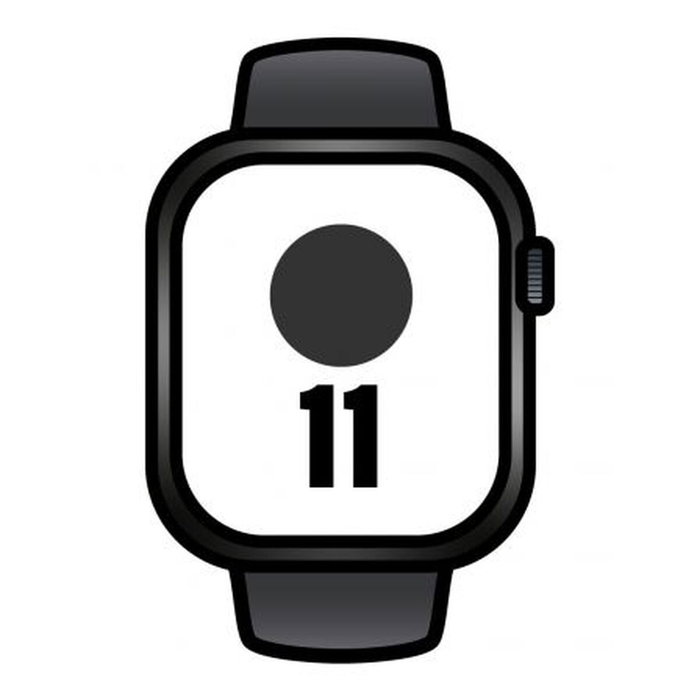 Montre intelligente Apple MFD44QL/A Titane Ardoise 46 mm