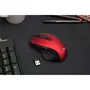 Souris sans fil Bluestork OFF75 RED rechargeable - Bluetooth et 2.4 GHz - Ergonomique pour PC et Mac - Rouge