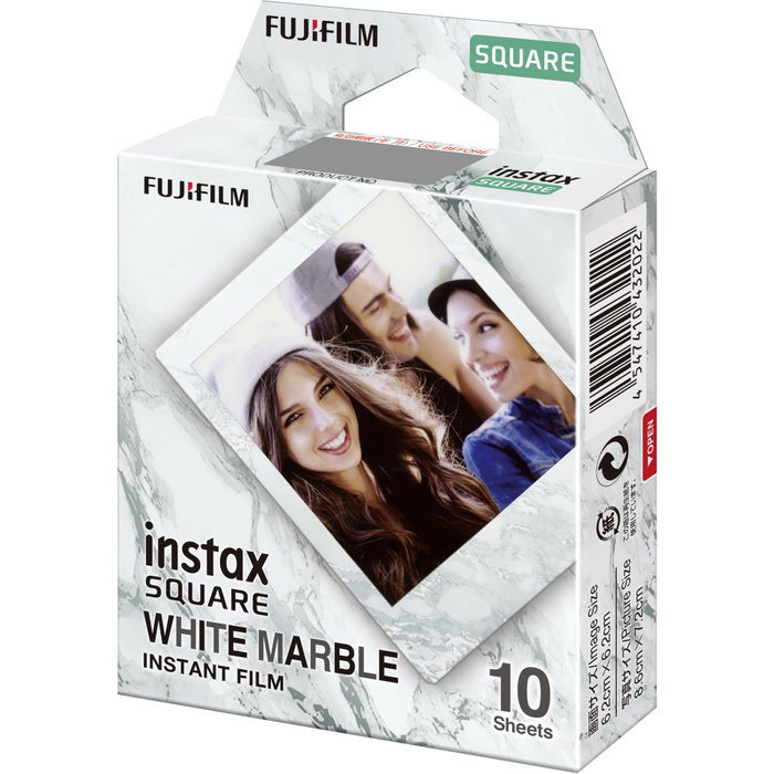 Fujifilm instax Square Film white marble