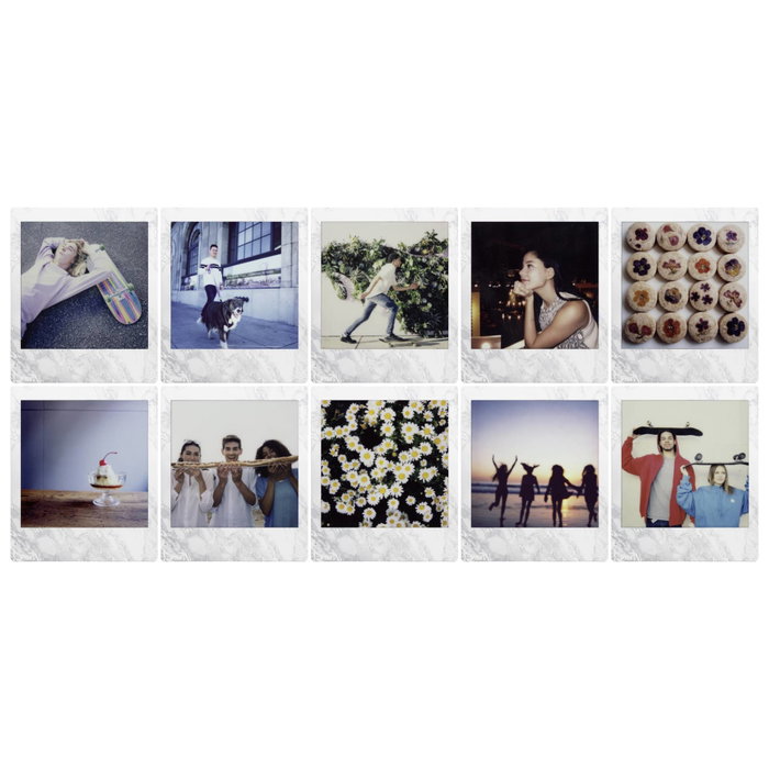 Fujifilm instax Square Film white marble