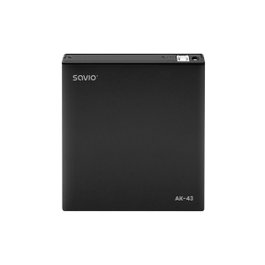 SAVIO AK-43 Entraînement extérieur DVD noir USB A