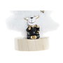 Décorations de Noël DKD Home Decor Arbre Polyester MDF Résine (12 x 8 x 15,5 cm) (2 Unités)