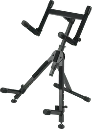 QUIKLOK Soporte Amplificateur/Moniteur 2 Niveaux Ajustable Format X 2