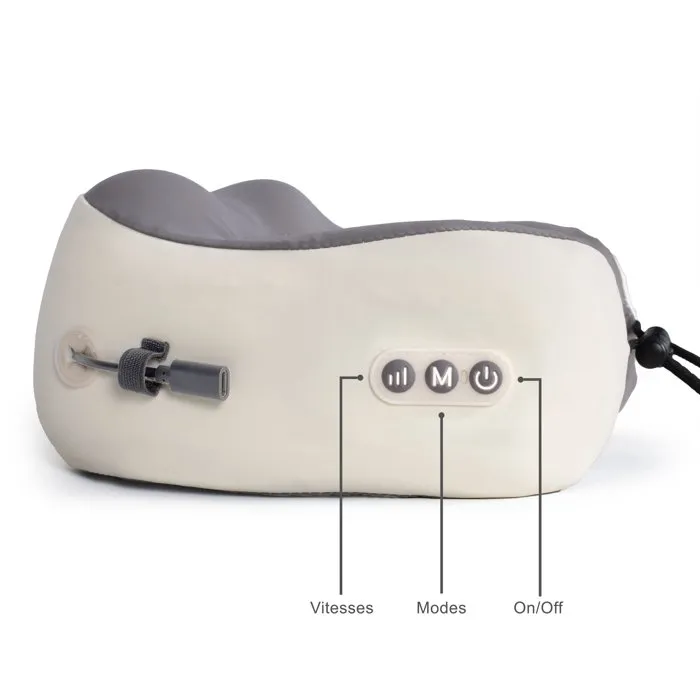 Livoo Coussin masseur chauffant DOS203 à mémoire de forme