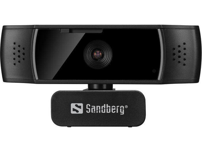 Sandberg Webcam USB avec Autofocus et Double Microphone - Résolution Full HD 1080p - Installation Sans Pilote - Compatible Ordinateurs Portables Sandberg Webcam USB avec Autofocus et Double Microphone - Résolution Full HD 1080p - Installation Sans Pilote - Compatible Ordinateurs Portables